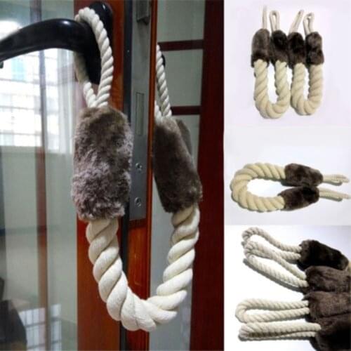 Door Handles Rope Anti-collision Pet Teeth Protectors Decorative Rope Door Stop Handle Cotton Rope
