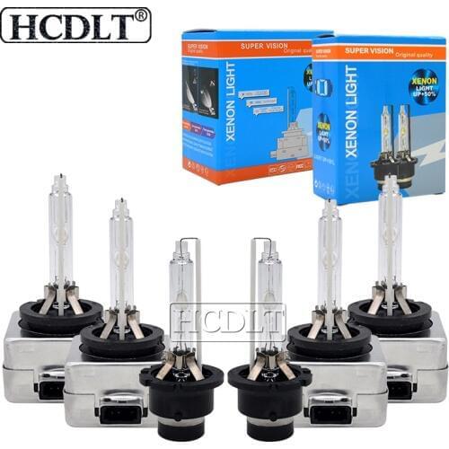 HCDLT D1S D2S D3S D4S Xenon 55W HID Bulb 6000K 5000K Car Headlight Metal Bulb 4300K 8000K 35W D1S D1R D2R D4R D2S Xenon HID Lamp