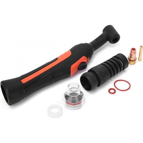 TIG-26F Welding Torch Body Flexible Head With Filter Fluid Guide Nozzle Transparent Glass Cover