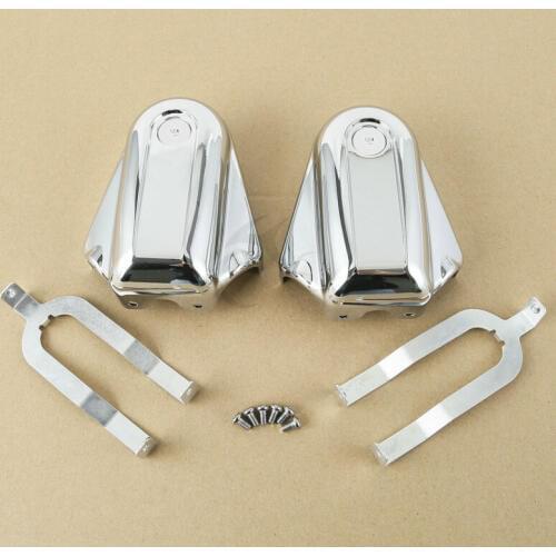 Motorcycle Bar Rear Axle Covers For Harley Softail Deluxe FLST Slim FLS