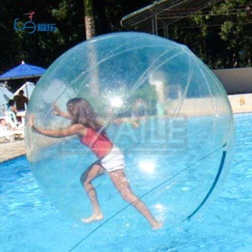 Customized 2M Inflatable Water Pool Ball, Aqua Zorbing Ball Inflatable Water Rolling Ball, Floating Water Ball