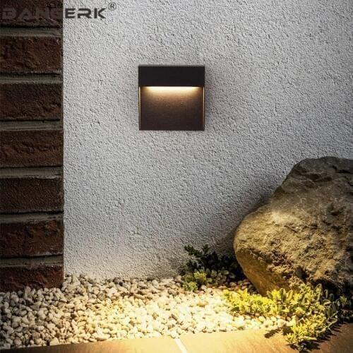 Nordic Outdoor LED Wall Light Lamps Waterproof IP65 Modern Wall Sconce Lights Garden Stepping Stairs Decor Aluminium Lighting