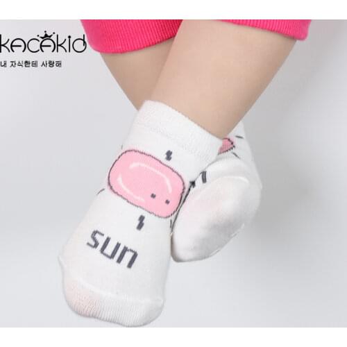 2018 New Baby Socks Infant Newborn Cotton Boys Girls Socks Fashion Kids Socks Cute Cartoon Toddler Anti-slip Socks