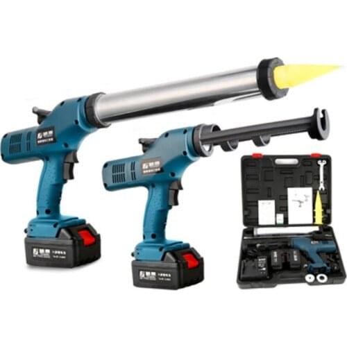 Rechargeable Electric Glass Silicone Double Tube Glue Gun FUJ-DJQ-001 For Caulking
