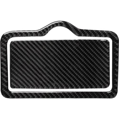 Fit For Audi Q7 SQ7 4M 2016-2019 real carbon fiber rear drain cup panel two-piece car modification parts interior