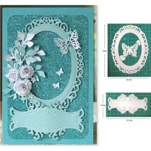 Craft dies metal cutting dies cut die mold butterfly lace frame Scrapbook dies paper craft knife mould blade punch stencils dies