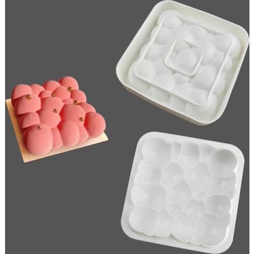 Clouds Shape Silicone Cake Mold DIY 3D Fondant Baking Dish Bakeware Cookie Mould Pastry Cake Decorating Tool