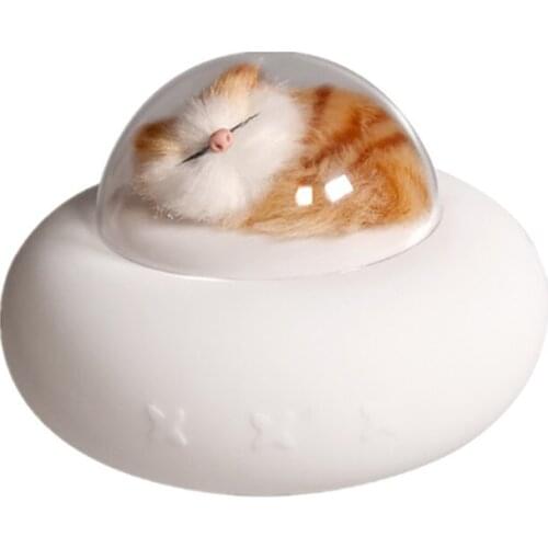 Kitty Night Light Silicone Rechargeable LED Cute Lamp Cat Dog Nursery Night Light, Colors Changing for Kids Baby Toddles