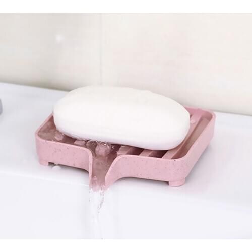Bathroom Draining Soap Box Drainage Soap Dish Storage Box Kitchen Soap Dish Tub Sponge Storage Cup Rack Soap Holder Draining Set