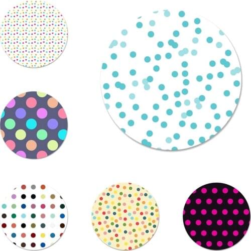 58mm Polka Dots Art Icons Pins Badge Decoration Brooches Metal Badges For Backpack Decoration