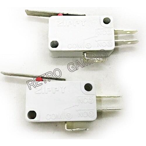 10pcs / Lot 3pin Microswitch Zippy Micro Switch with Chip for Arcade Button Joystick Parts