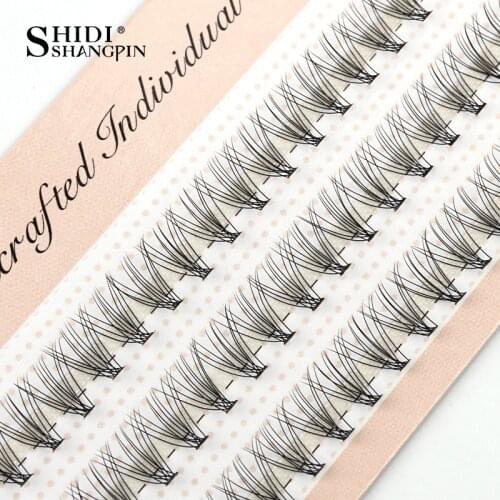 60 Bundles Eyelash Extension Natural Faux Mink Eyelashes Individual Cluster Lashes Makeup Extension Tool Cilia False Eye Lashes