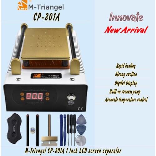 7 Inch LCD Separator Machine M-Triangel CP-051 Build-in Pump Vacuum Screen Repair Machine Kit For Smart Phone iPhone Samsung