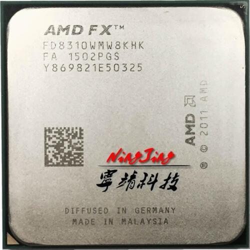 AMD FX-Series FX-8310 FX 8310 3.4 GHz Eight-Core CPU Processor FD8310WMW8KHK Socket AM3
