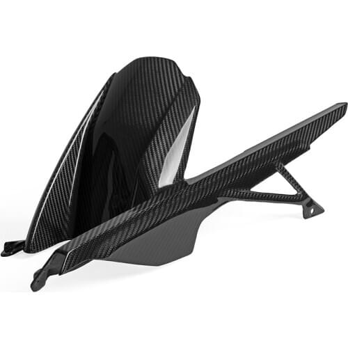Carbon Fiber Motorcycle Rear Wheel Tire Hugger Fender Mudguard with Chain Guard Cover Protector For BMW S1000RR 2019 2020