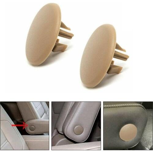 2x Beige Armrest Seat Cover Cap For Chevrolet Tahoe Suburban GMC Yukon Cadillac Seat Handle Trim