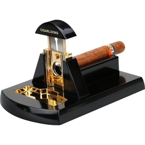 COHIBA GAO XI BA CIGAR SCISSORS ELECTROPHORESIS EXQUISITE DESKTOP CIGAR SCISSORS GERMAN KRUPP STAINLESS STEEL CIGAR KNIFE