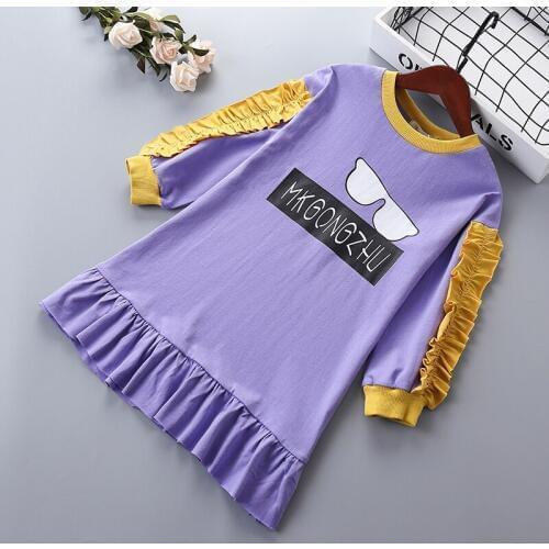 Girl dress children clothing Spring Autumn kids Clothes baby girls long sleeve princess dresses for 4-10T