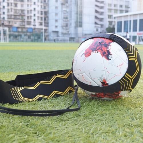 Soccer Trainer Football Kick Throw Solo Practice Training Aid Control Skills Adjustable Equipment Ball Bags Gift