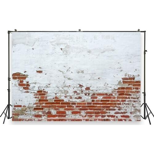 HUAYI Photography Backdrops Grunge Brick Wall Newborn Studio Portraits Photobooth Background Peeling Wall Photo Backdrop W-7205