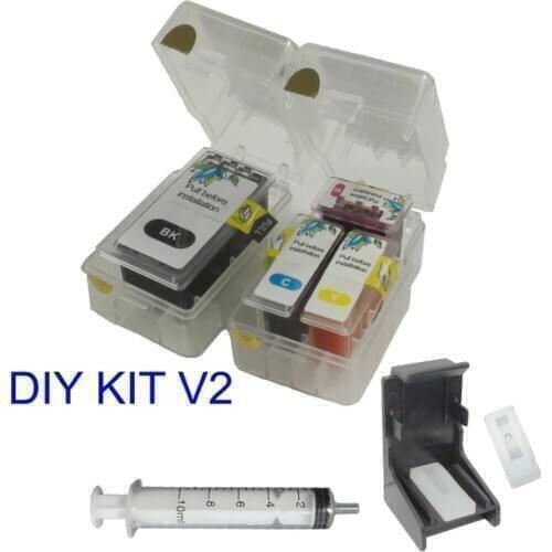 Smart DIY Refill kit For Genuine 210 211 CANON IP2700 IP2702 MP230 MP240 MP250 MP270 MP280 MP480 MP490 MP499 Ink Cartridge V2