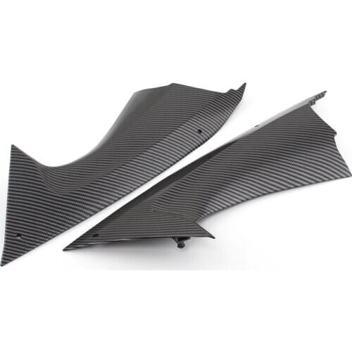 Motorcycle Fairing Insert Side Air Duct Cover ABS Plastic Fairing Upper Air Intake Cover Fits For Yamaha YZF R6 2008-2016