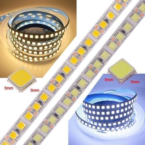 5M LED Strip Light SMD5054 600LEDs DC 12V 24V Flexible LED Tape Waterproof LED Ribbon LED Light Strip for Home Decoration