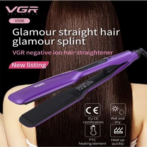 VGR V506 Hair Straightener Pro Small Hair Iron Travel Styling For Wet And Dry 100-240V