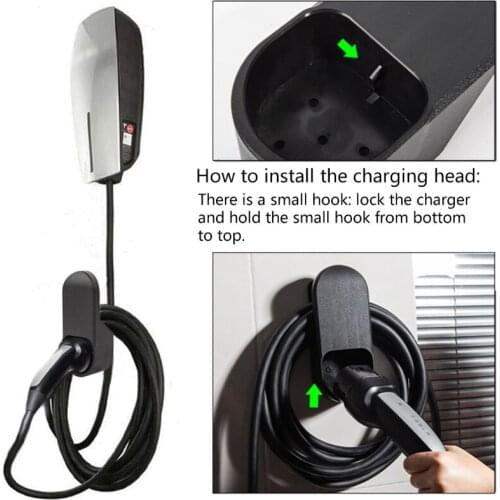1 Set Car Charging Cable Organizer Wall Mount Connector Bracket Charger Holder Adapte For Tesla Model 3 S X Y