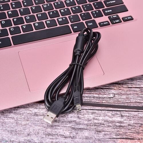 1Pcs Charger Cable For PS3 Controller 1.8m PSP PS3 Controller Charger Cable Lead Playstation 3 A to MINI B USB 2.0