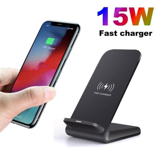 15W Vertical Wireless Charger Compatible with 15W10W7.5W5W Suitable for Apple Suitable for Samsung