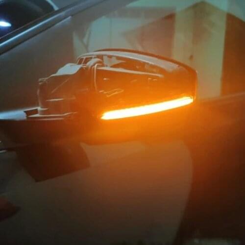 2pcs For Volkswagen VW Polo MK5 6R 6C 2009-2016 2017 LED Dynamic Turn Signal Light Flasher Flowing Water Blinker Flashing Light