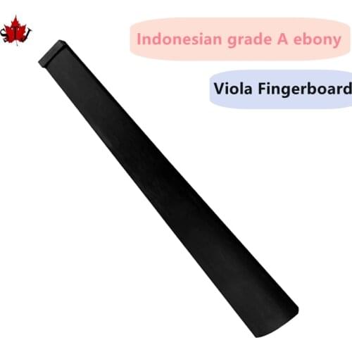 10 Pcs High Quality Viola Indonesia Natrual Ebony Fingerboard Parts Accessories