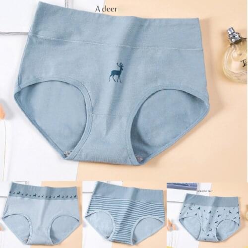 3PCS/lot Women Panties Cotton High Waist Slimming Womens underwear Girl Seamless Briefs Sexy Female Breathable Lingerie Dropsip