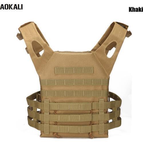 AOKALI Adjustable Multifunction Outdoor Tactical Army Military waterproof Vest Camouflage Nylon 800D Tactics Molle System Vest