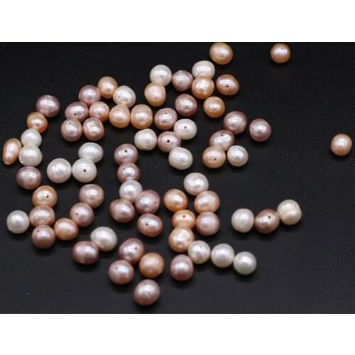 20pcs Natural Freshwater Pearl Beads Irregular Round Baroque Loose Beads for Jewelry Making DIY Bracelet Necklace Accessories