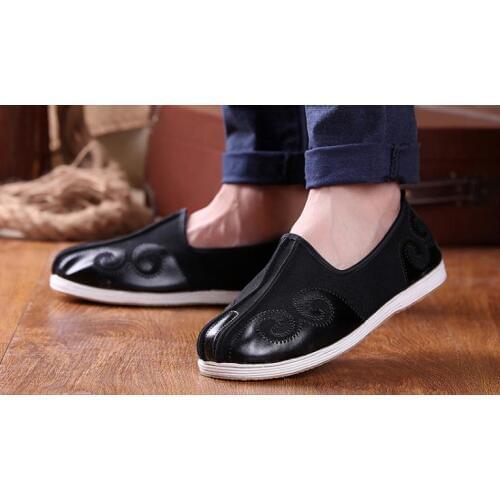 Black/red handmade cotton taiji martial arts kung fu shoes taoism Taoist shoes tai chi shaolin monks zen shoes sneakers