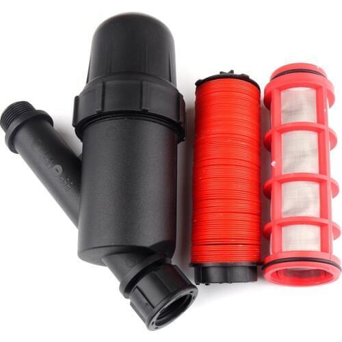 3/4" 120Mesh Screen Disc Pipe Filter Greenhouse Micro Irrigation System Water Filter Y-Type Plastic Pump Filters