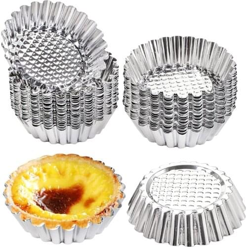 DIY Mini Pie Pans Muffin Baking Cups Cupcake Cake Cookie Lined Mold Mould Tin Tool Kitchen Household Durable Gift