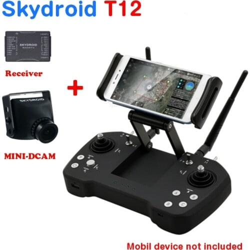 Skydroid T12 Remote Control Three-body camera 20km digital map transmission remote control camera four-in-one plant protection