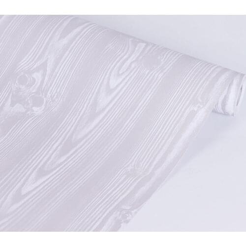 PVC Wallpaper Cabinets Furniture Wall Stickers Black Wood Grain Doors Stickers Boeing Film Self-Adhesive Paper Back Home Films