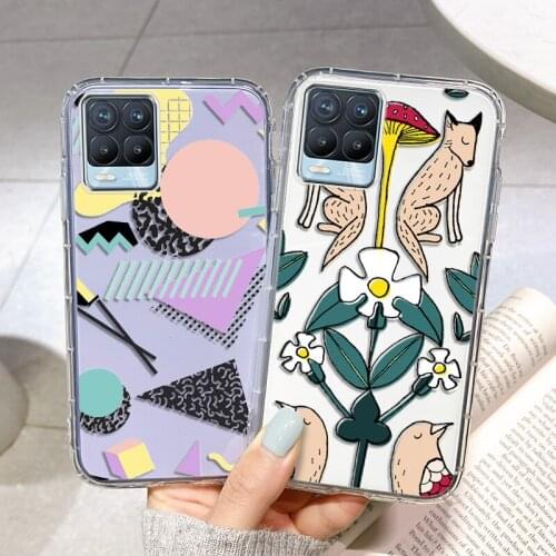 Realme 8 Pro Case Silicon Cover for OPPO Realme C21 7 6 i C11 C12 C15 C17 C20 V13 Narzo 10A 20 Reno 5 Lite Fundas Shockproof