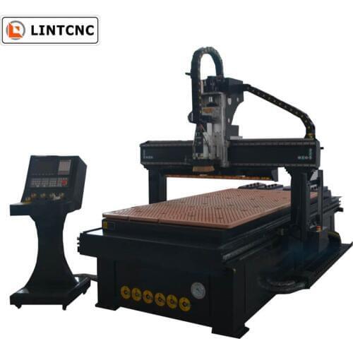 Syntec control system ATC cnc router / Linear tool changer wood working cnc router