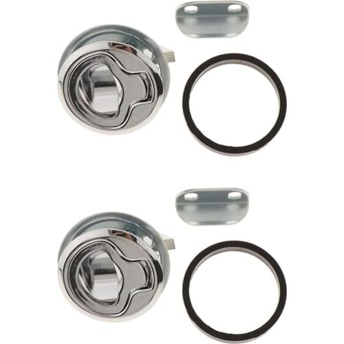 Flush Pull Slam Latch Locks Deck Hatch For RV Trailer Boat Marine Deck Hatch