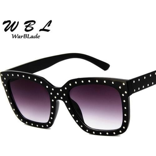 WarBLade Sun Glasses For Women Brand Designer Fashion Luxury Oversized Vintage Sunglasses Sunglass Retro Female Square Eyewear