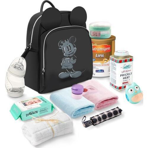 Disney 4 Style Waterproof Material Mummy Diaper Bag Multi-Function Nappy Backpack Large Capacity Baby Bag Insulation Bags