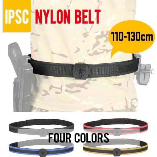 Tactical IPSC Belt 110-130CM Nylon Four Color Belt Competition IPSC CR Speed Shooting Outdoor Belt Adjustable PP11-0016
