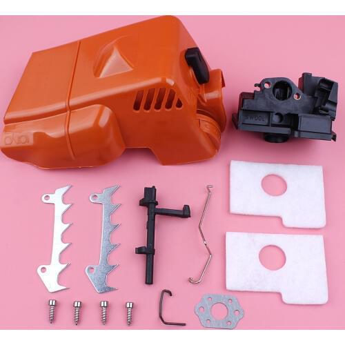 Top Cylinder Engine Cover Air Filter Housing Bumper Spike Kit For Stihl MS180 018 MS170 018 Chainsaw Spare Parts