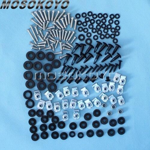 179 Pcs Motorcycle Complete Fairing Screws Fastener Stainless Steel Hardware Screen Bolts Kit For 2005 Yamaha YZFR6 YZF R6