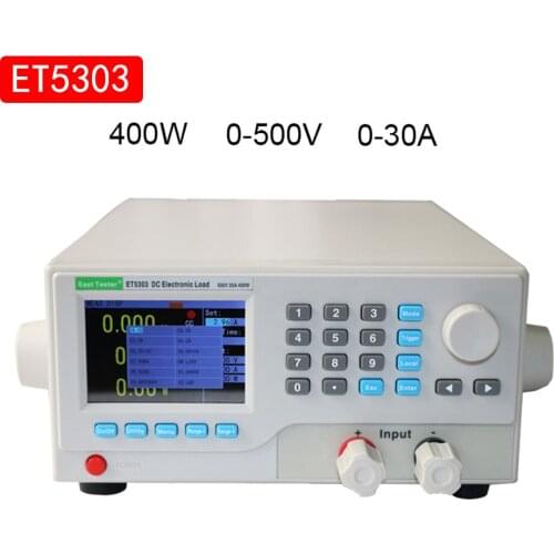 400W High-Precision Compact DC Electronic Load Tester Power Supply Current Test Single/dual Channel Programmable Electronic Load